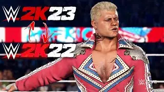 WWE2K23 TO WWE2K22 BACKPORT EPIC CODY RHODES 🔥 MODEL  WWE2K22 PC MODS