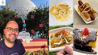 All of the Menus at Epcot's Food and Wine Festival | Trying New Food for the First Time