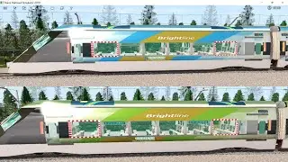 New Fictional Brightline Bullet Train for Trainz (Now Compatible w/ Trainz 2022)