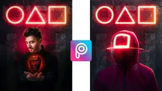 Background change photo editing | picsart creative photo editing | picsart squid game photo editing