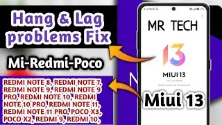 MIUI 13 Update Issue Solved | Hanging, Lagging, Restart Issue of MIUI 13 Solved 👌 | MIUI 13 Update