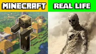 MINECRAFT MOBS VS REAL LIFE #19 | Super Realistic 4k