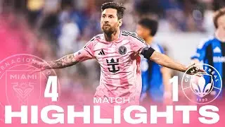 CF Montréal 1-4 Inter Miami CF | Full Match Highlights | Messi 2 Goals and 1 assist