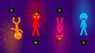 Stickman игры на двоих на троих на четверых