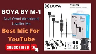 BOYA BY M1 Review and Unboxing | Best Mic for Youtubers