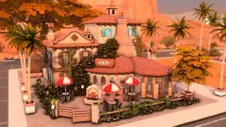 🌴 Italian Restaurant || Sims 4 Speedbuild || No CC