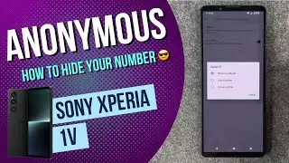 hide number sony xperia 1V