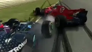 Lewis Hamilton spins me out in RR3
