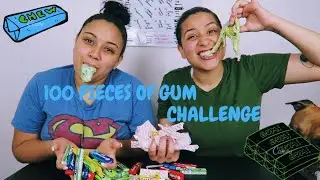 100 Pieces Of Gum Challenge! | Do NOT Try This!🤦🏻‍♀️😩🤦🏻‍♀️