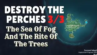 Destroy The Perches 3/3 Genshin Impact | The Sea Of Fog And The Rite Of The Trees Genshin Impact