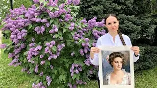 Готовая вышивка Мадмуазель от Эстэ. Красим яйца с помощью скотча