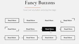 How to Create CSS Buttons With Hover Effect HTML - MinImalistic hover Button