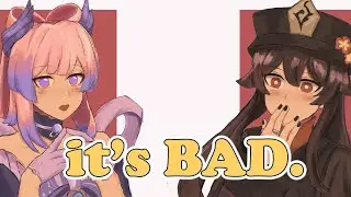 the TERRIBLE state of female characters in genshin impact... let's discuss