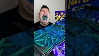 Eating Spicy Takis 🤮🤬 #shorts