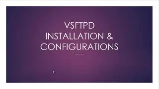 FTP or VSFTPD Installation on LINUX/UNBUNTU