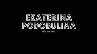 Podobulina Ekaterina Miss IGSU 2019