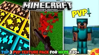 Unleash your PvP skills by using these 3 PvP texture pack 🔥 for Minecraft pe 1.20+ || SKINNY OP