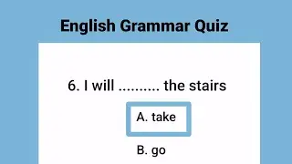 Grammar Quiz - 20 English Grammar Questions - Test Your English - Part 1