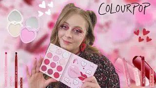 NEW Flirty Talk Valentines Day Collection From Colourpop! Red & Pink Valentines Day Look.