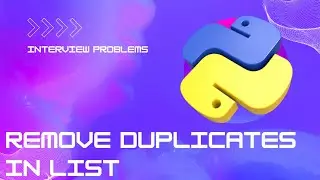 Removing duplicates in a list in python
