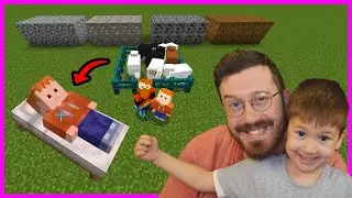 Vefa’ya Minecraft Öğretiyorum #3 - Yatak Nasıl Yapılır?