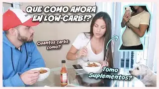 QUE COMO EN UN DÍA LOW CARB? | 🤰🏻 EMBARAZO LOW CARB | SPAGHETTI SQUASH | VITAMINAS PRENATALES
