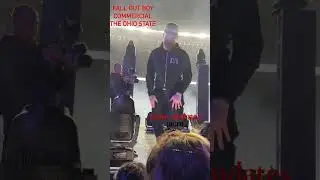 Andy Hurley Fall Out Boy talks during Commercial filming Break Ohio State Buckeyes Football 2023