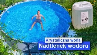 Jak oczyścić wodę w basenie nadtlenkiem wodoru ? H2O2  (37%)
