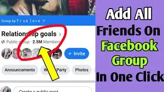 Invite all friends to facebook group just in one click in 2022 || add all friends in facebook group
