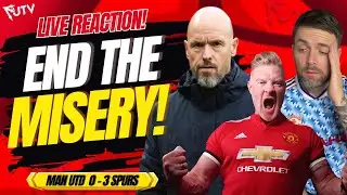UNITED Are An ABSOLOUTE DISGRACE! 😡Man United 0-3 Spurs LIVE REACTION!