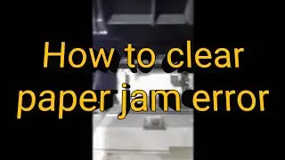 This printer has indicated an error
