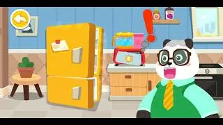 Baby Panda Cleaning Refrigerator and Repair Juicer~Learn Educational Animation Cartoon Video Game!