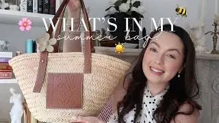 WHAT'S IN MY BAG 2024? ☀️🌸🍒 | Loewe Basket Bag
