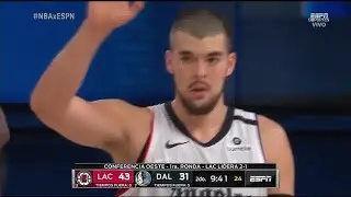 Ivica Zubac Full Play | Clippers vs Mavericks 2019-20 Playoffs Game 4 | Smart Highlights
