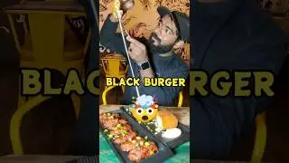 🤯*BLACK BURGER*🍔😡 Ipdiya Irukum😱💥 #shorts