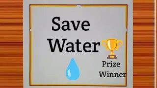 Save Water Save Life Drawing || Save Water Drawing || Save Earth Poster Drawing