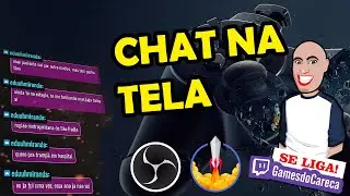 Como Colocar o Chat na Tela da Sua Live (StreamElements e OBS Studio)