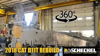2018 Cat D11T, Bare Frame Rebuild, 360
