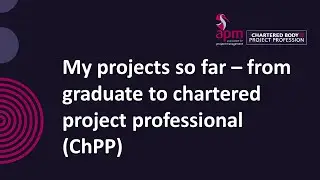 Career steps to becoming a chartered project professional.