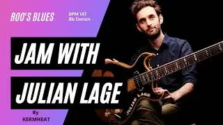 Jam with Julian Lage "Boo's Blues" Tempo BPM 147- Bb Dorien - Backing track #jamwith jazz fusion