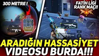 YAKIN MASAFEDE FİGHT KAYBETMEYECEKSİNİZ ❗ TARİHİN EN İYİ HASSASİYET VİDEOSU ! / PUBG MOBİLE