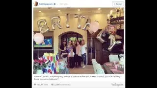 Britney Spears Gets a Surprise Birthday Present From Miley Cyrus