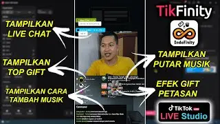 How to Edit Live Tiktok Display to be Cool - Top Gift, Add Music, Show Live Chat, etc.