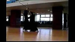 Shindo Muso-Ryu Jodo Training at the Tokyo Police Dojo in 1998