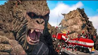 Cars vs King Kong vs Godzilla | Teardown