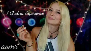 ASMR Sleep Tingles ~ 7 Chakra Explanation ~ Reiki ~ Hand Movements ~ Soft Whisper ~ Drawing Symbols