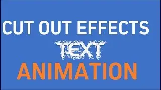 cut out text animation effect in Power point 2016