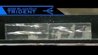 300 Trident vs 2 Clear Ballistics FBI Gel Blocks