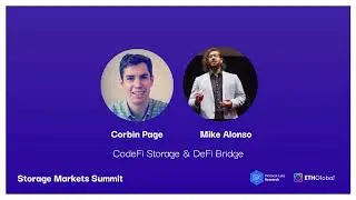 CodeFi Storage & DeFi Bridge - Corbin Page, Mike Alonso