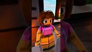 Dora burned the house and then this happened… 😨 #shorts